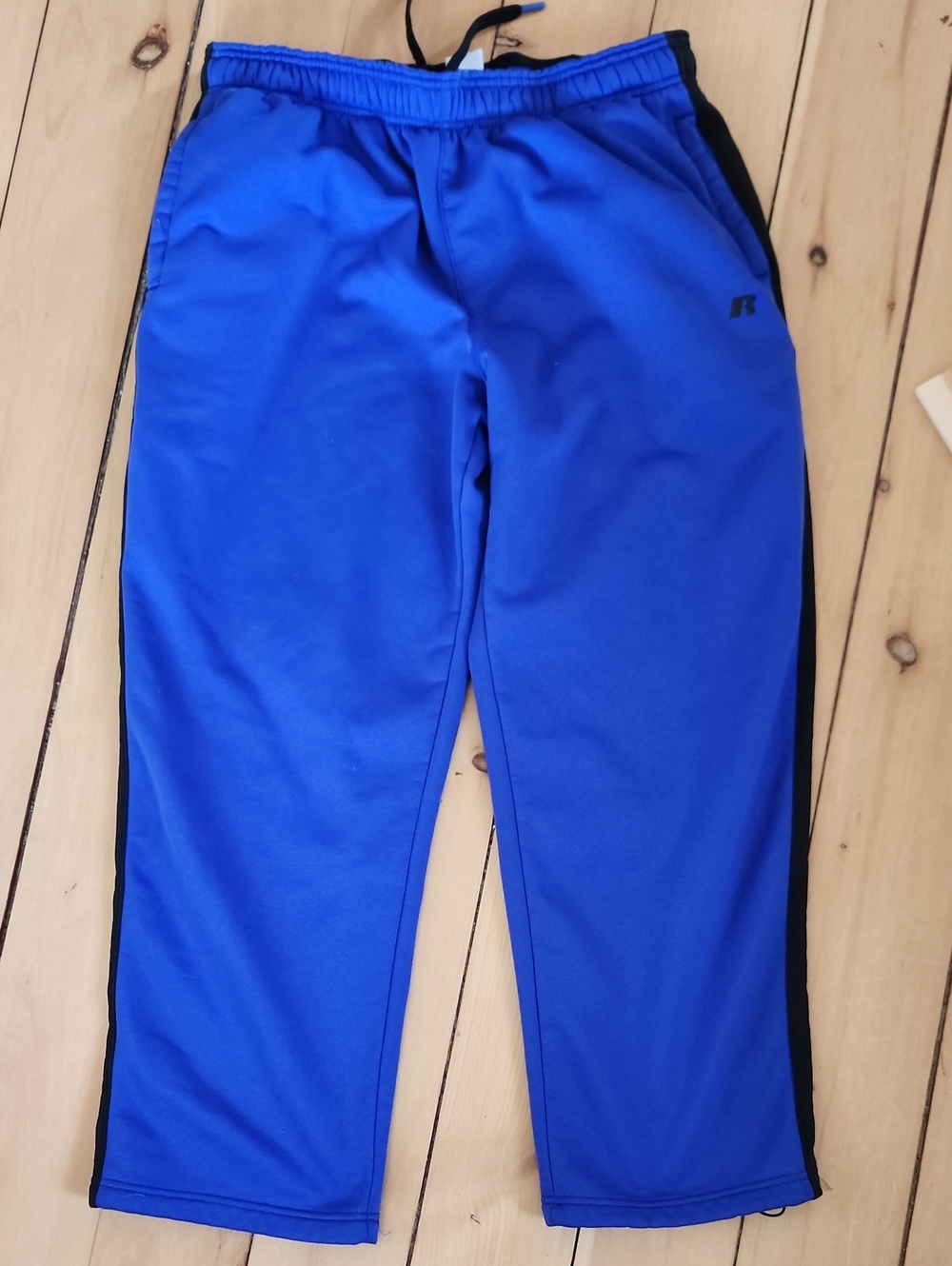 Russell Athletic Royal Blue and Black Men's Jogger Sweatpants
